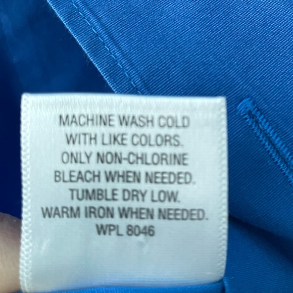 Alfani slim fit stretch size small 14-141/2 solid color long sleeves men shirt - Picture 6 of 7